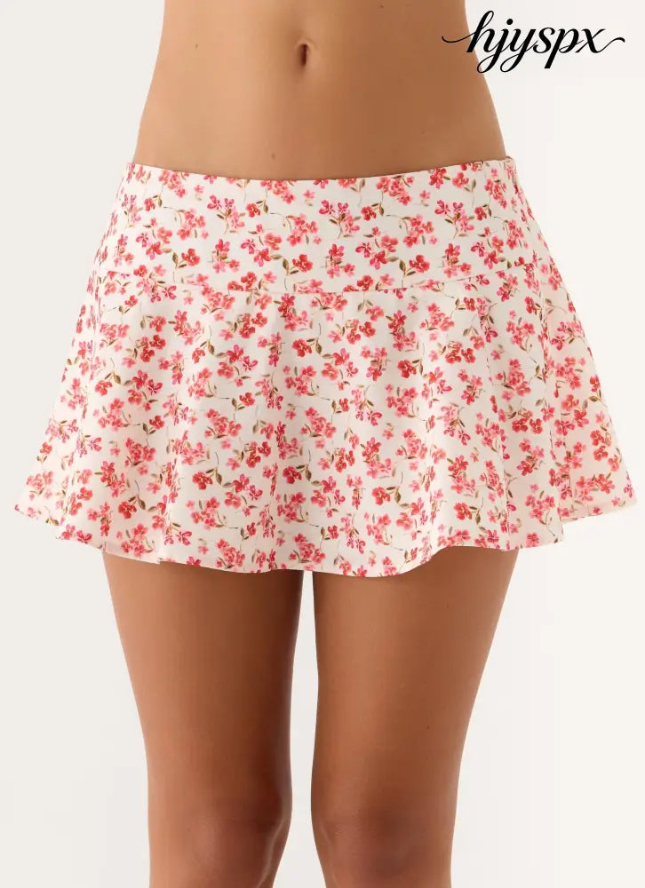 Anja Mini Skirt - Porcelain Rose - Mini Skirt