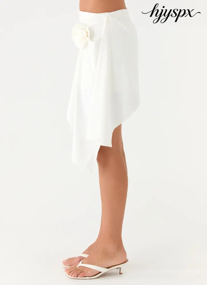 Ardyn Mini Skirt - White - Mini Skirt