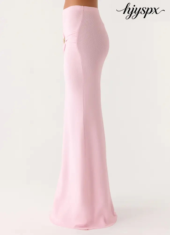 Colipso Maxi Skirt - Pink - Maxi Skirt