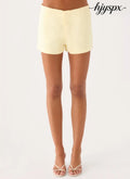 Constantine Mini Shorts - Yellow - Shorts
