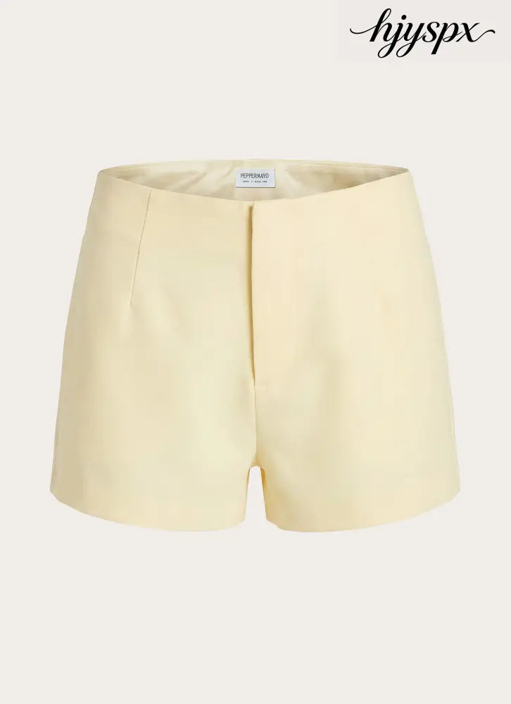 Constantine Mini Shorts - Yellow - Shorts