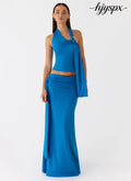 Demiase Maxi Skirt - Royal Blue - Maxi Skirt