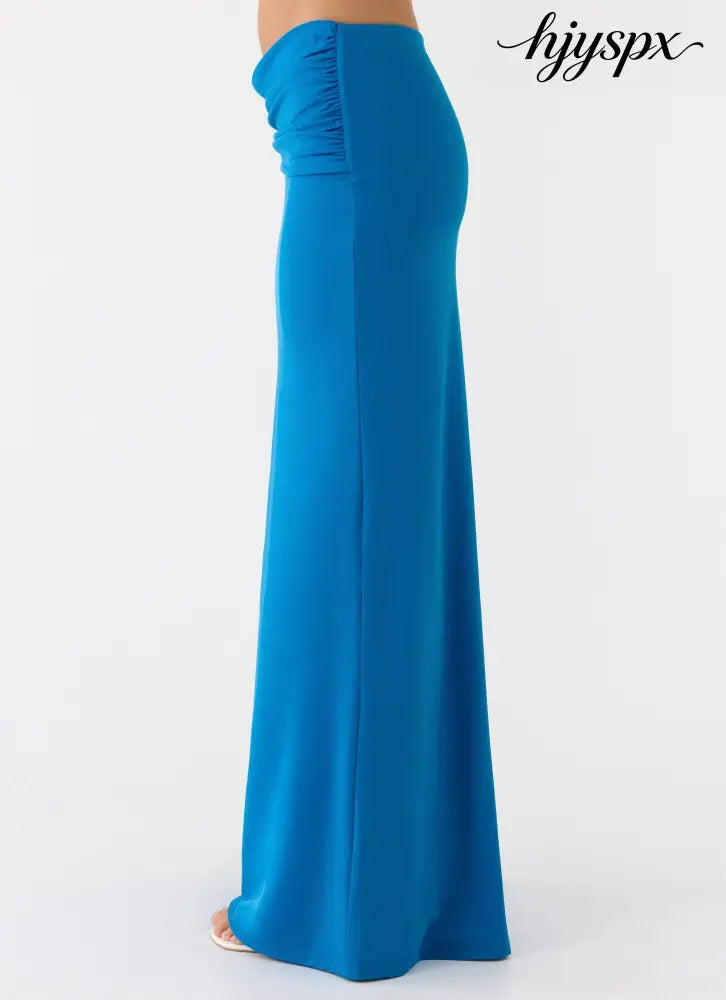 Demiase Maxi Skirt - Royal Blue - Maxi Skirt
