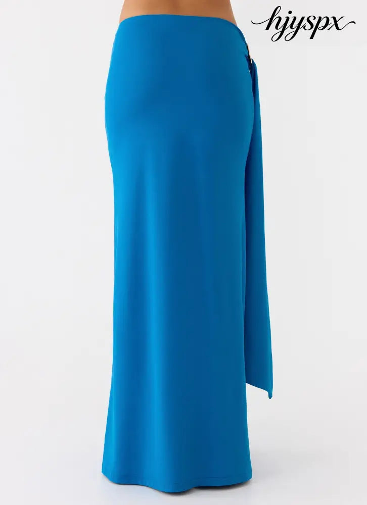 Demiase Maxi Skirt - Royal Blue - Maxi Skirt