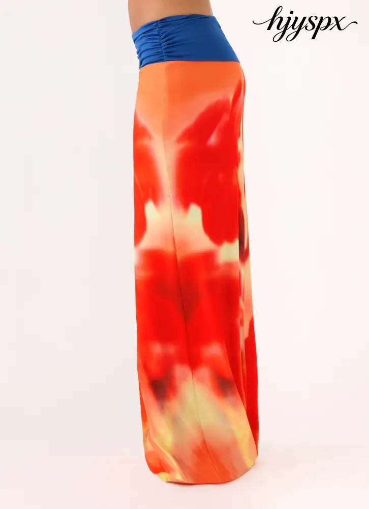Fraser Maxi Skirt - Sunburnt Petal - Maxi Skirt
