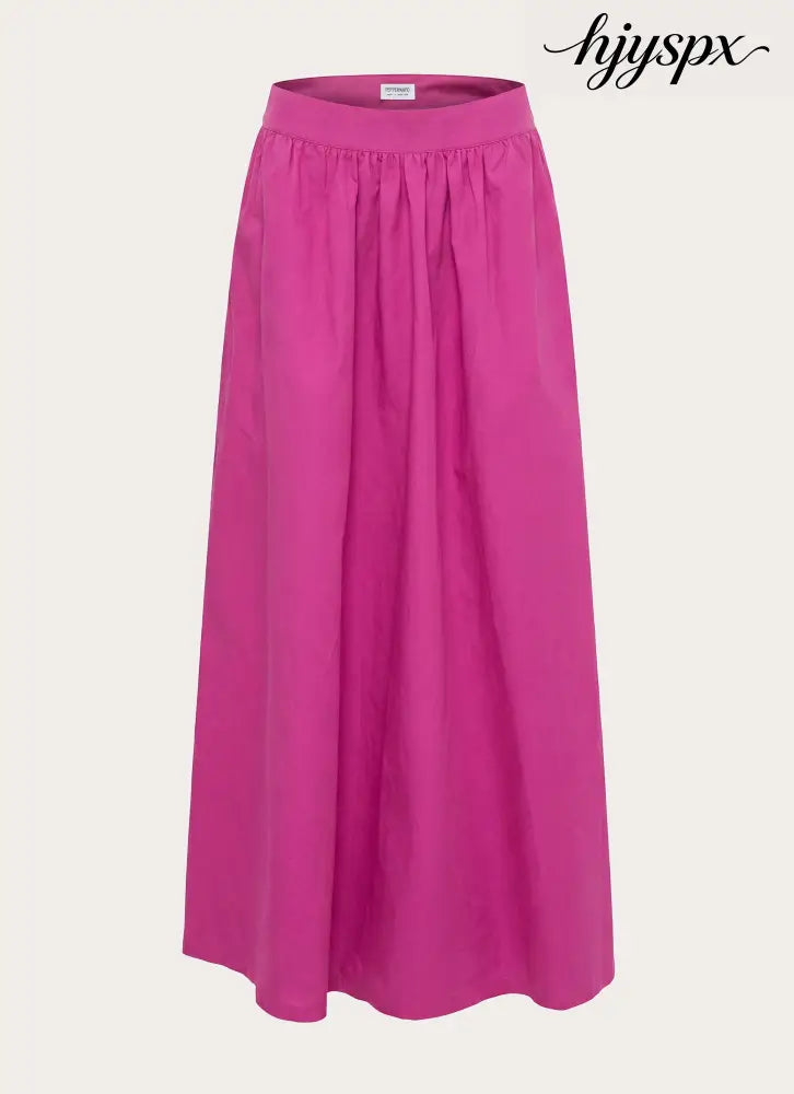 Grand Gestures Maxi Skirt - Berry Kiss - Maxi Skirts