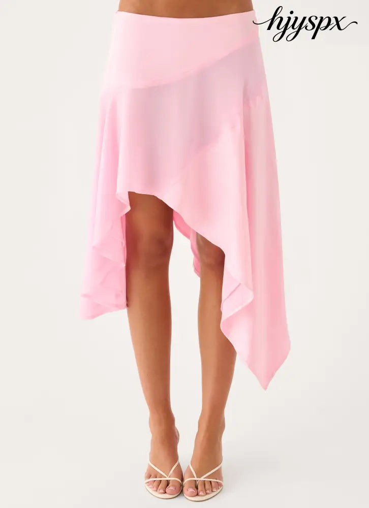 Klose Midi Skirt - Pink - Midi Skirts