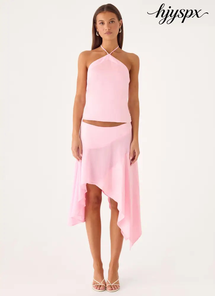 Klose Top - Pink - Halter Tops
