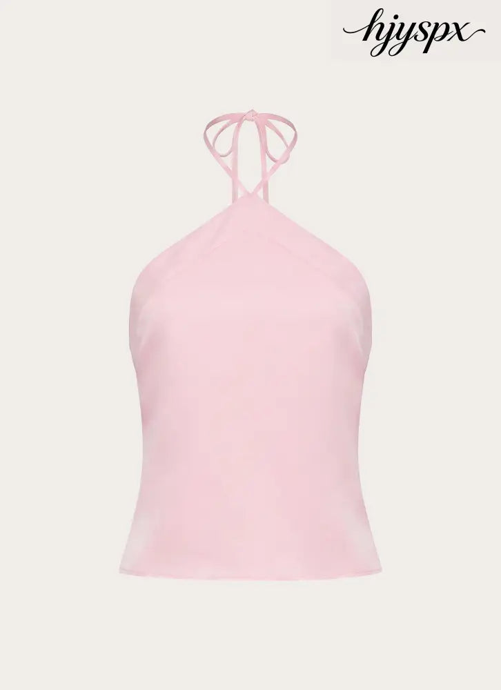 Klose Top - Pink - Halter Tops