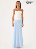 Lauretta Maxi Skirt - Baby Blue - Maxi Skirts