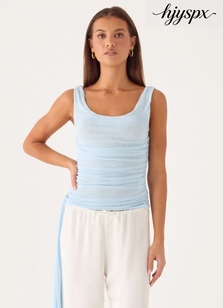 Lauretta Top - Baby Blue - Other Tops