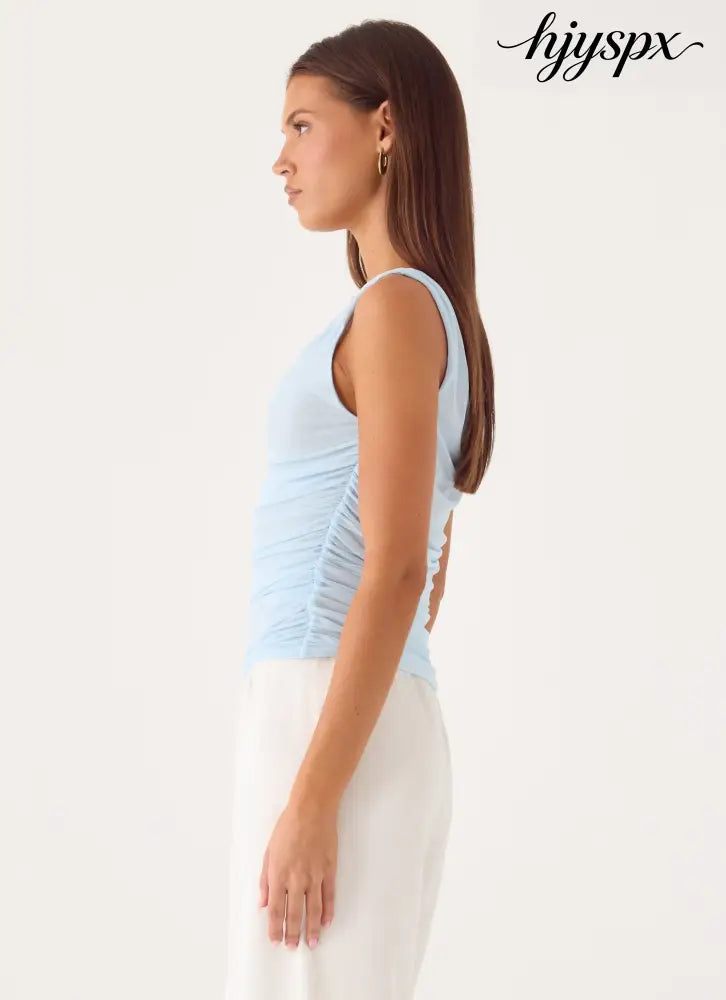 Lauretta Top - Baby Blue - Other Tops