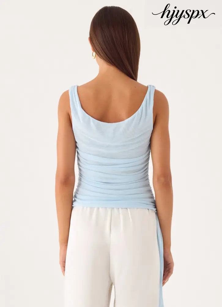 Lauretta Top - Baby Blue - Other Tops