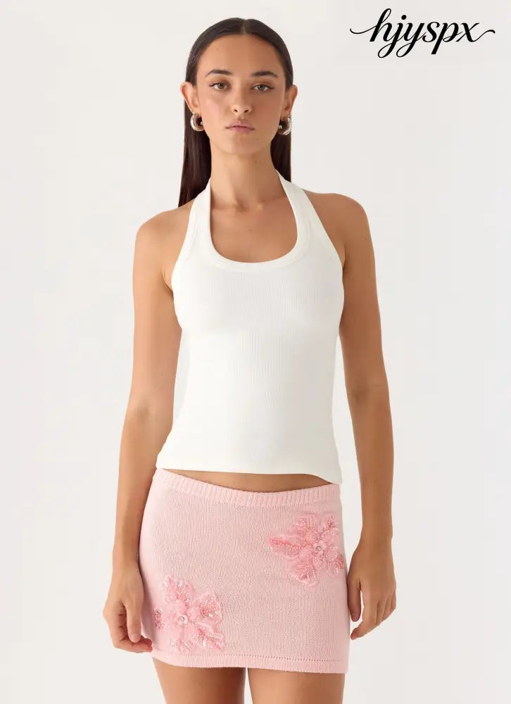 Neverland Mini Skirt - Baby Pink - Mini Skirts