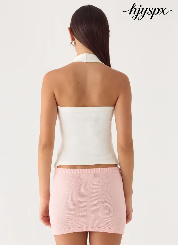 Neverland Mini Skirt - Baby Pink - Mini Skirts