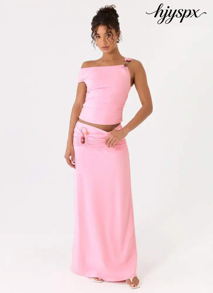 Nomanda Maxi Skirt - Pink - Maxi Skirt