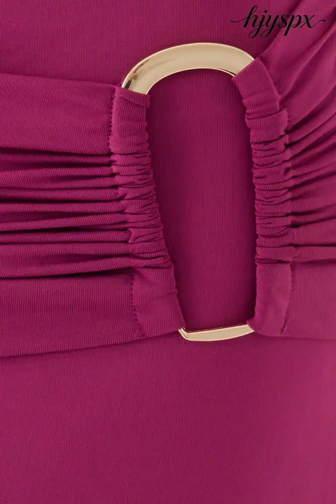Rosanna Maxi Skirt - Plum - Maxi Skirts