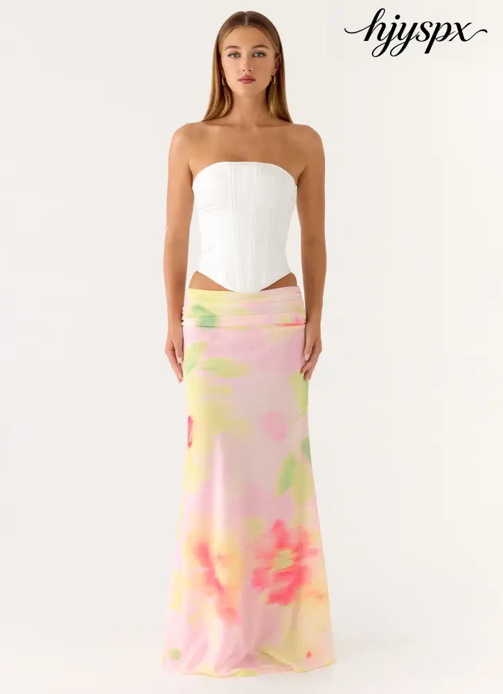Sinnie Maxi Skirt - Floral Romance - Maxi Skirt