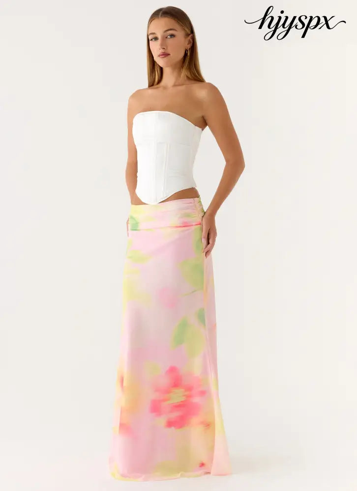 Sinnie Maxi Skirt - Floral Romance - Maxi Skirt